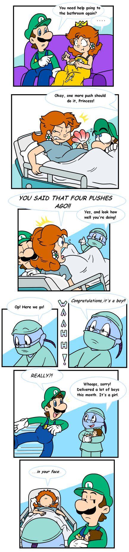 luigi x daisy comic|luigi x daisy pregnant comic.